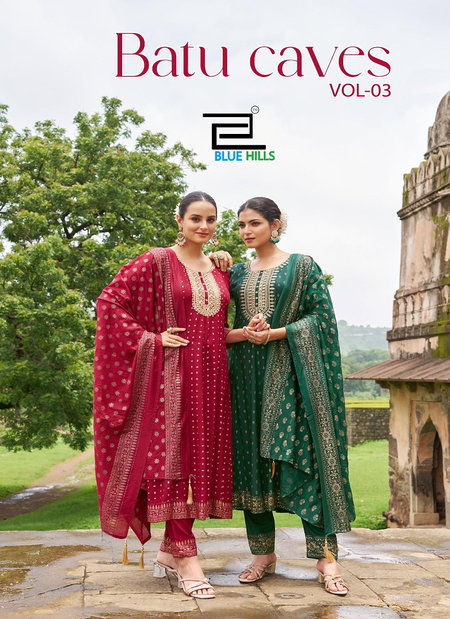 Batu Caves Vol 3 By Blue Hills Rayon Wholesale Anarkali Kurtis Set Suppliers In Mumbai